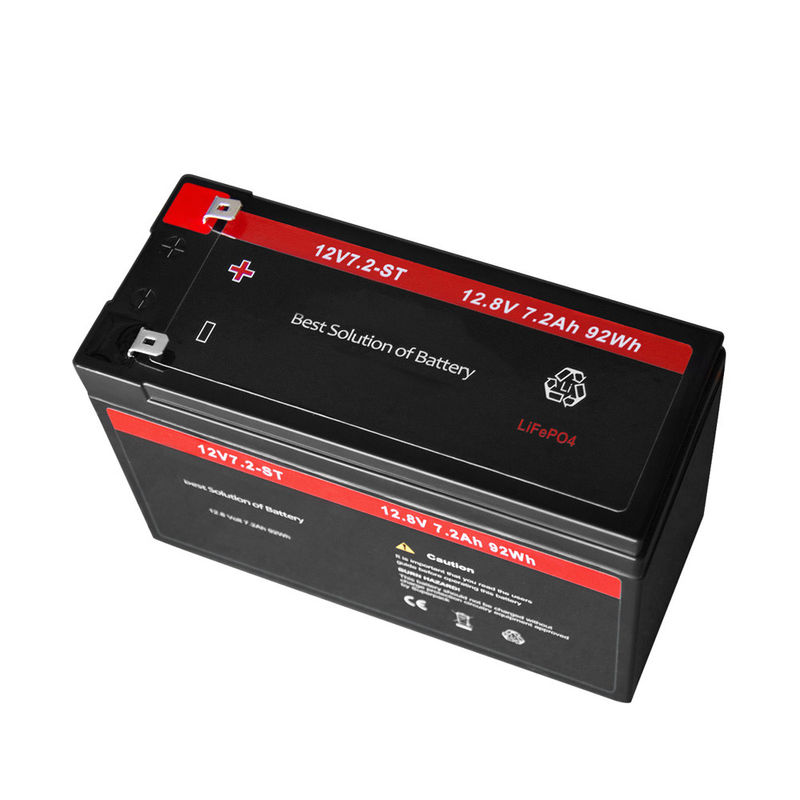 7.2ah 12v Lifepo4 βαθιά κύκλων μπαταριών cOem μπαταρία φωσφορικού άλατος σιδήρου λίθιου ODM επαναφορτιζόμενη