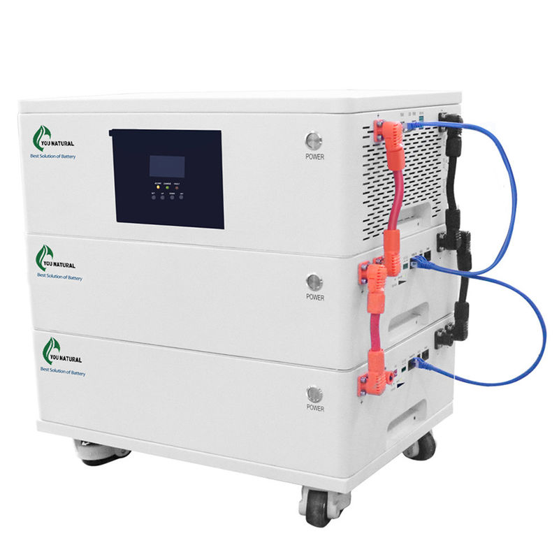 220V σύστημα 48V 10kWh αποθήκευσης εγχώριας ενέργειας από τον αναστροφέα πλέγματος και το σύστημα αποθήκευσης μπαταριών ηλιακής ενέργειας μπαταριών