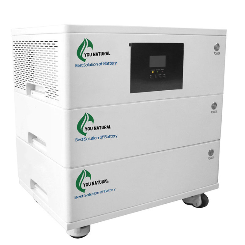 220V σύστημα 48V 10kWh αποθήκευσης εγχώριας ενέργειας από τον αναστροφέα πλέγματος και το σύστημα αποθήκευσης μπαταριών ηλιακής ενέργειας μπαταριών