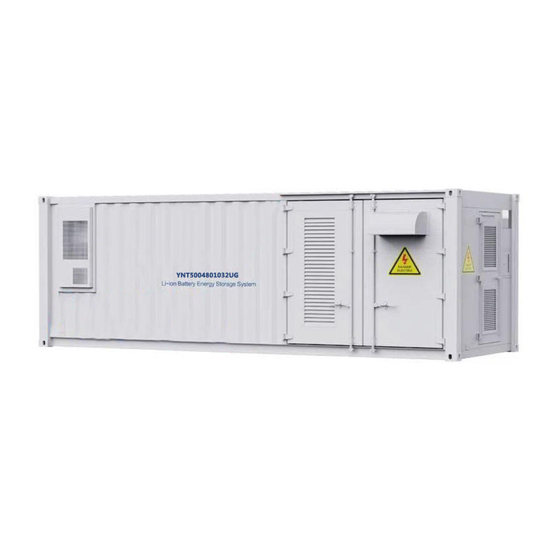 Πλέγμα μπαταριών συστημάτων 51.2v 500kw LiFePo4 ενεργειακής αποθήκευσης εμπορευματοκιβωτίων λύσεων εμπορευματοκιβωτίων ESS UL 20ft ενεργειακό