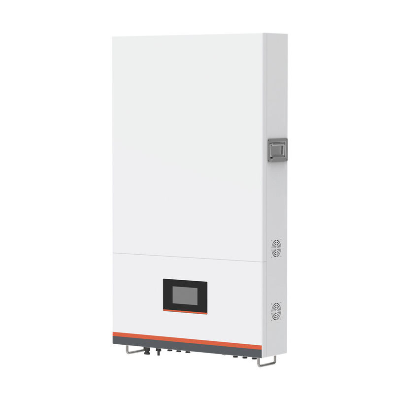 ο τοίχος 6kw 16s1p τοποθέτησε την ηλιακή μπαταρία 8243KW Lifepo4 που χτίστηκε στον αναστροφέα για τη ηλιακή ενέργεια