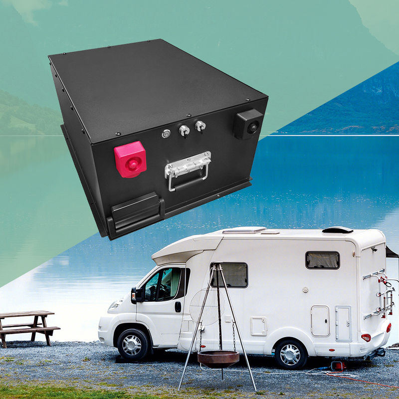 βαθιά μπαταρία 2.87KWh 3000 κύκλων rv λίθιου 51.2v 56ah επαναφορτιζόμενες μπαταρίες κύκλων rv