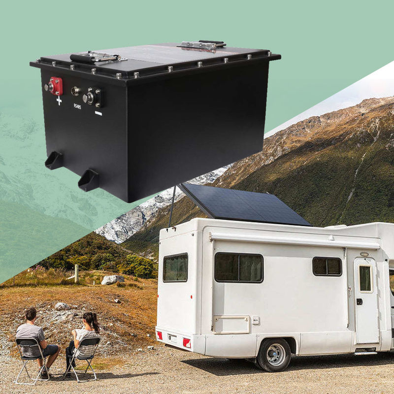 10.24KWh βαθιές επαναφορτιζόμενες rv κύκλων rv μπαταρίες μπαταριών 51.2v 200ah για να περιοδεύσει τα αυτοκίνητα