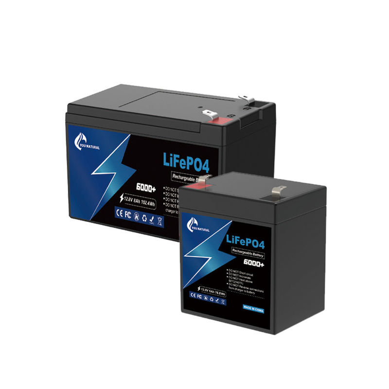 6ah 8ah 12V Lifepo4 Battery Energy Cell Long Life Cycle Battery Lion Pack
