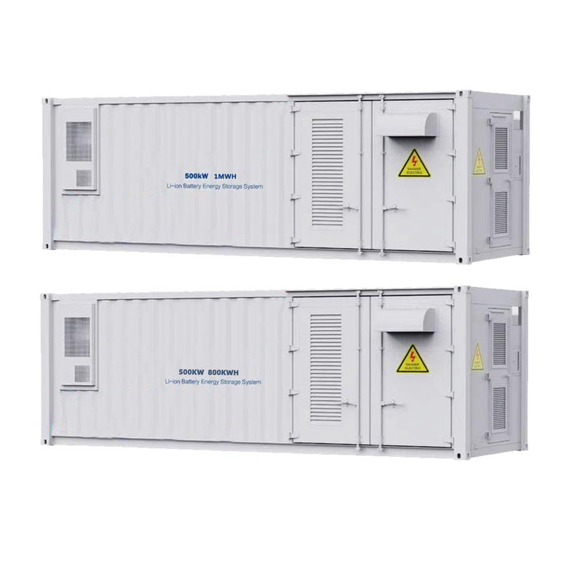 20ft Energy Storage Solutions ESS 500kW / 1000kWh Συστήματα αποθήκευσης ενέργειας για δοχεία μπαταριών