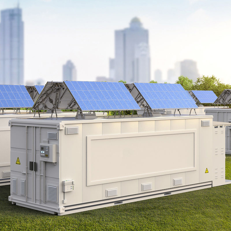 Εμπορικό σύστημα αποθήκευσης ενέργειας 100 kW με ψύξη αέρα με αεροσόλο για μέγιστη αποθήκευση
